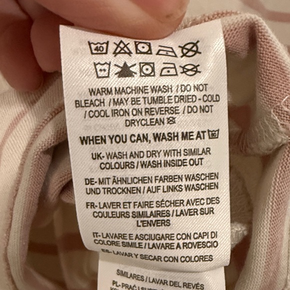 Boden Pink and Cream Striped Top - Picture 5 of 5